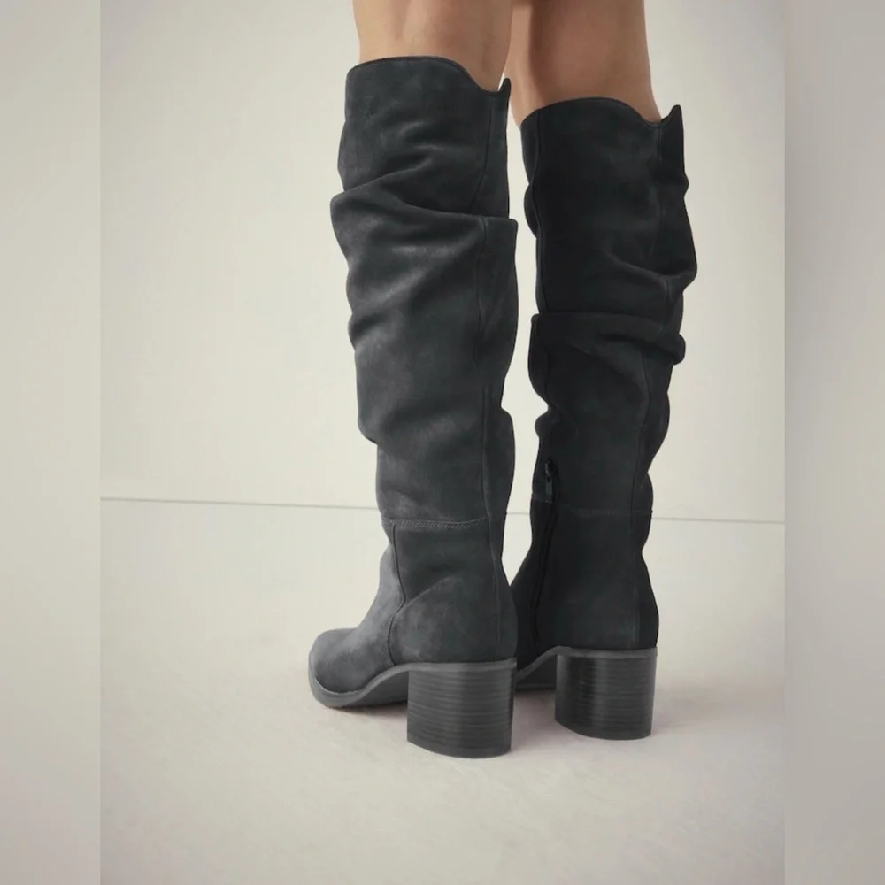 Jeffrey Campbell knee high womens suede boots size 6.5